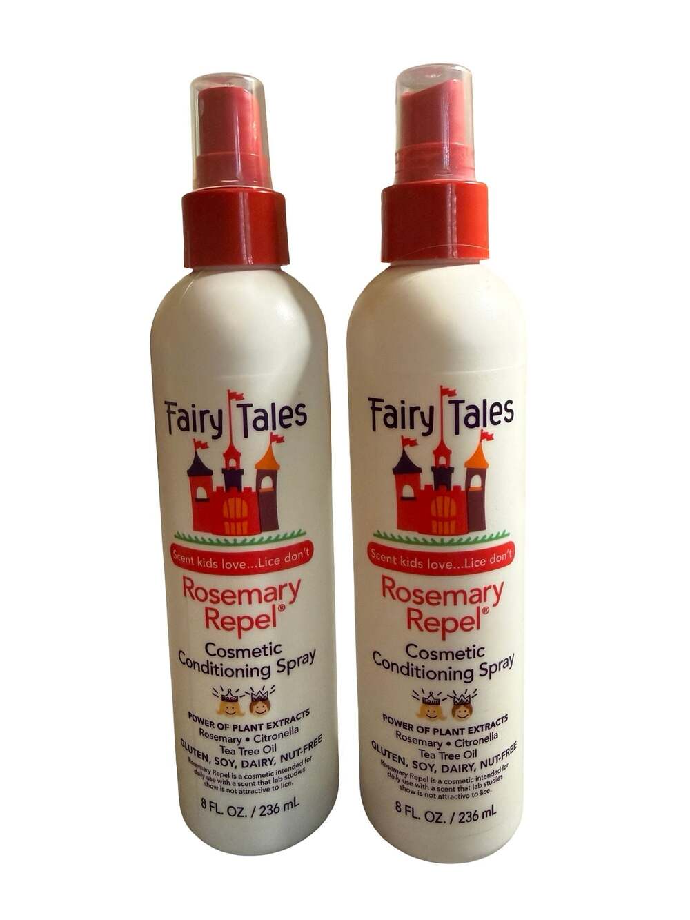 Fairy Tales Rosemary Repel Conditioning Spray 8 oz - Lot of 2